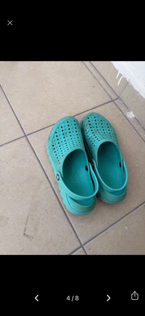 Skechers Turkuaz Delikli Terlik 38 - Görsel 4