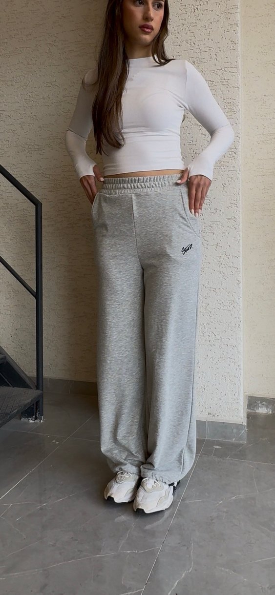 Gri Kadın Eşofman Altı - Görsel 2