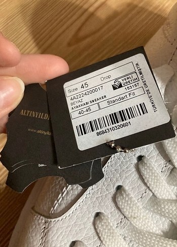 Altınyıldız Beyaz Erkek Spor Ayakkabı - Görsel 2