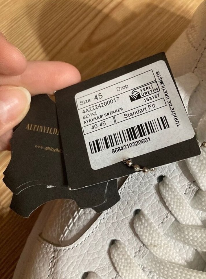 Altınyıldız Beyaz Erkek Spor Ayakkabı - Görsel 2