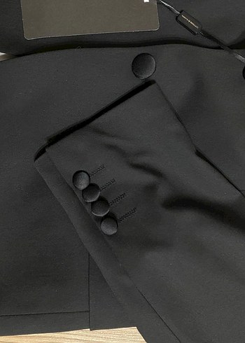 Erkek Siyah Düğmeli Klasik Ceket - Görsel 5