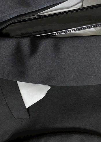 Erkek Siyah Düğmeli Klasik Ceket - Görsel 3