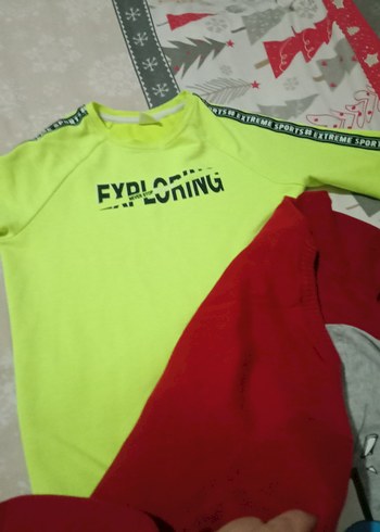 erkek Çocuk Renkli Baskılı Sweatshirt - Görsel 3