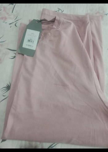 Pembe Kısa Kollu Pamuklu Erkek Tişört - Görsel 3