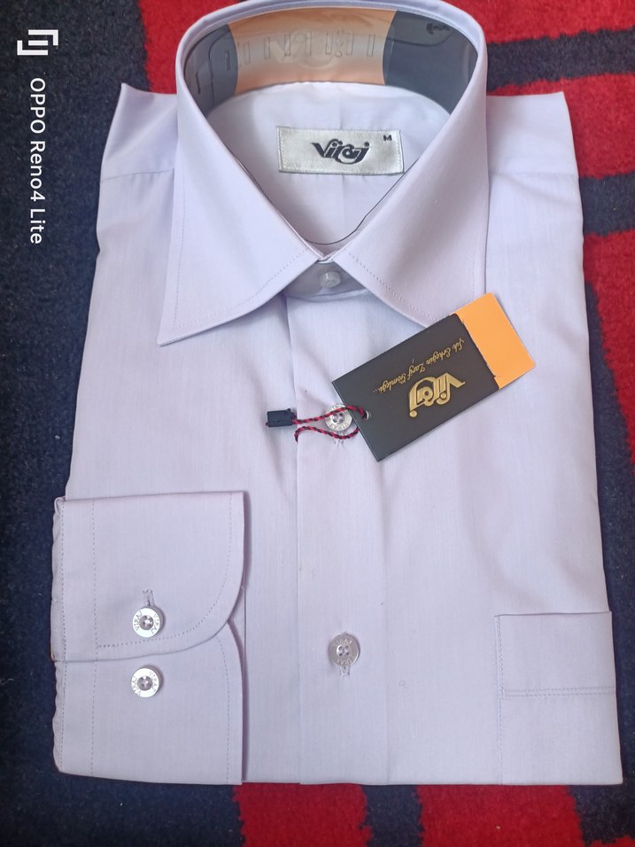 Mavi Uzun Kollu Erkek Gömlek - Görsel 4