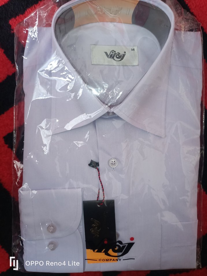 Mavi Uzun Kollu Erkek Gömlek - Görsel 3