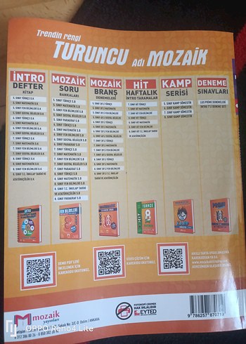 7. Sınıf Mozaik Matematik Soru Bankası - Görsel 2