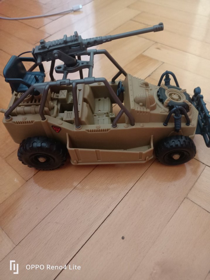 Camel Renkli Askeri Oyuncak Araç - Görsel 4