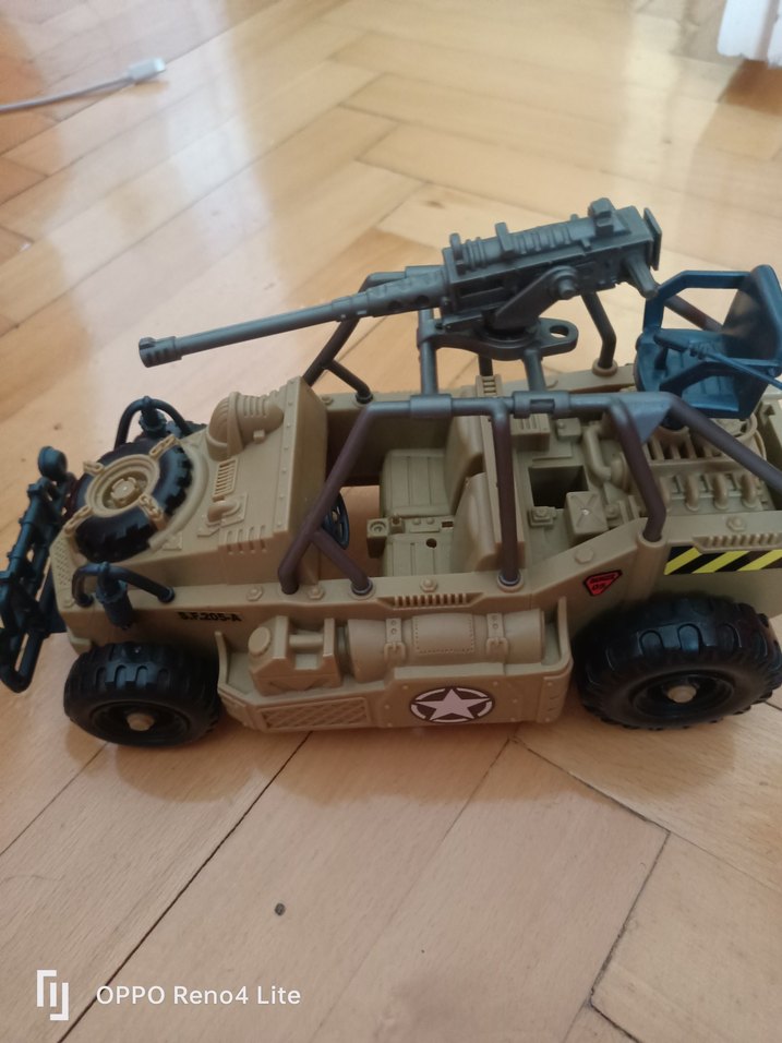 Camel Renkli Askeri Oyuncak Araç - Görsel 2