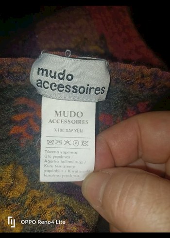 Saf yün Bohem Kadın Şalı - Görsel 4