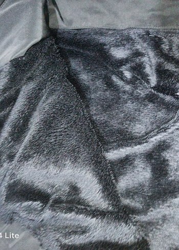 Düğmeli Siyah Midi  Kaban - Görsel 5