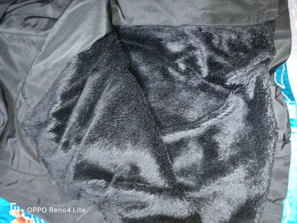 Düğmeli Siyah Midi  Kaban - Görsel 5