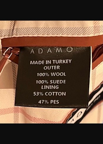 ADAMO Palto Düz Lacivert Midi Erkek Kaban - Görsel 4