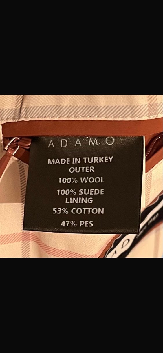 ADAMO Palto Düz Lacivert Midi Erkek Kaban - Görsel 4