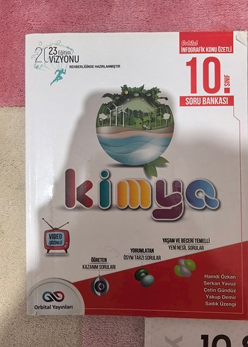 10. Sınıf Kimya, Fizik ve Biyoloji Soru Bankaları - Görsel 4