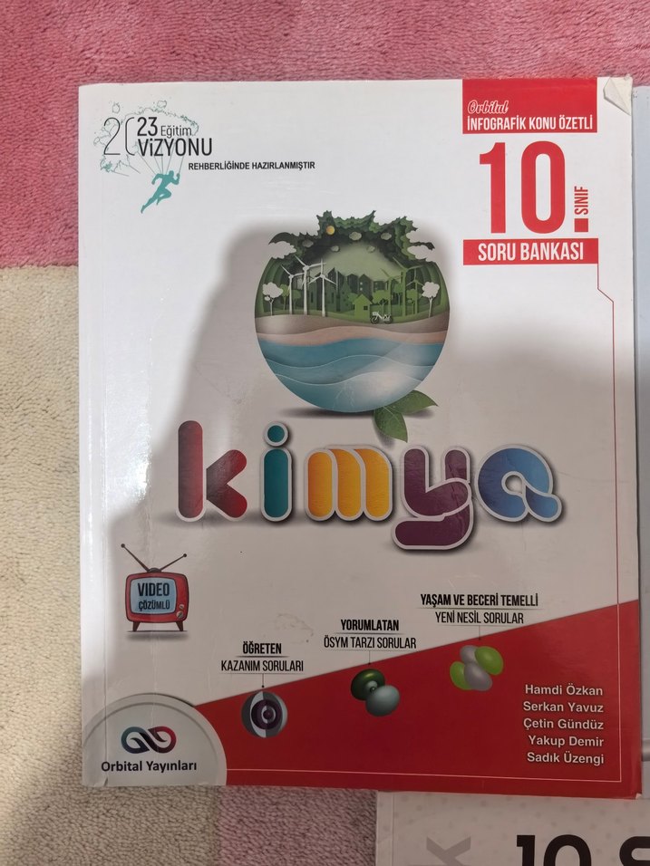 10. Sınıf Kimya, Fizik ve Biyoloji Soru Bankaları - Görsel 4