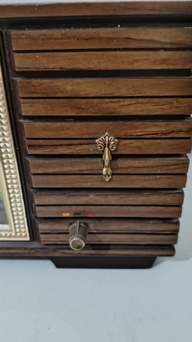 ANTİKA JAPON KURMALI LATERNALI MASA SAATİ - Görsel 3