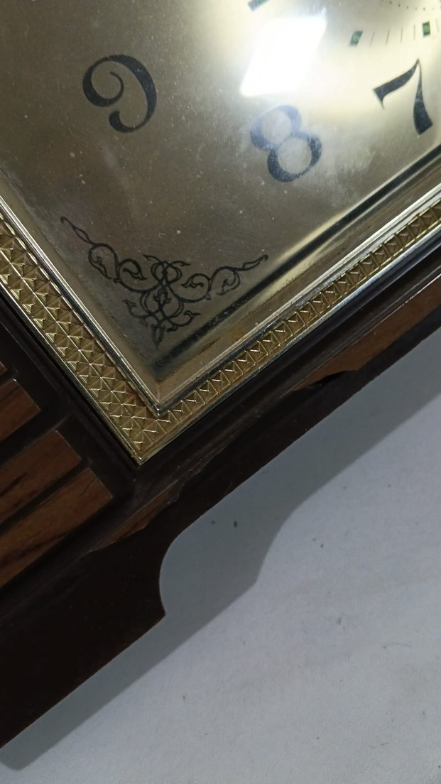 ANTİKA JAPON KURMALI LATERNALI MASA SAATİ - Görsel 5