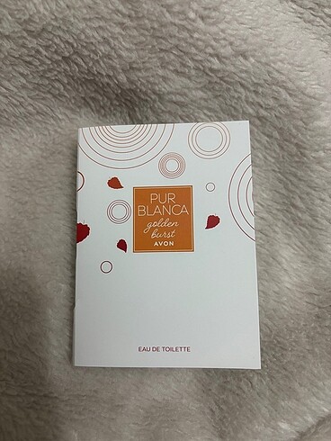 Avon pur blanca golden burst parfüm numune