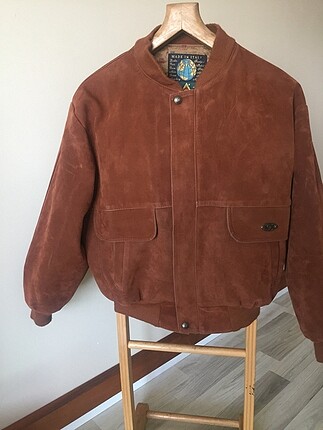 Amerikan vintage erkek süet mont