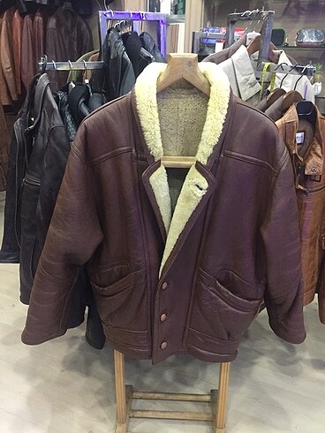 Shearling erkek montu