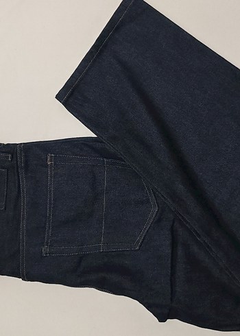Koyu lacivert  Denim Pantolon - Görsel 4