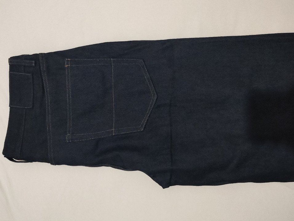 Koyu lacivert  Denim Pantolon - Görsel 3