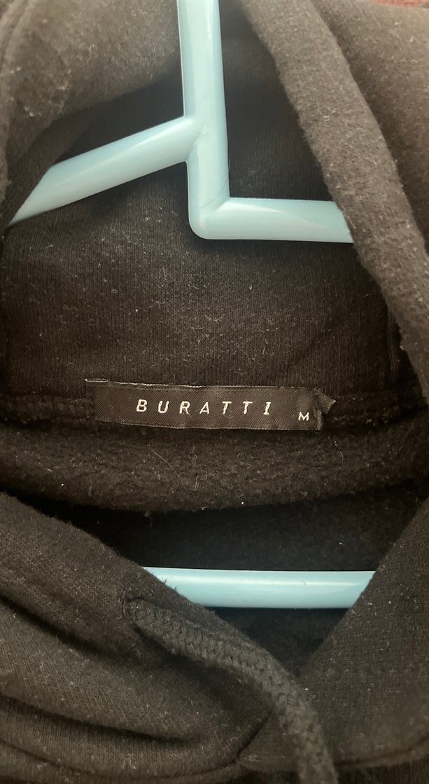 Siyah Yüksek Yakalı Erkek Sweatshirt - Görsel 2