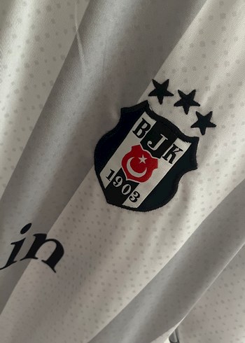 unisex Beyaz Siyah Kısa Kollu Beşiktaş Forması - Görsel 2