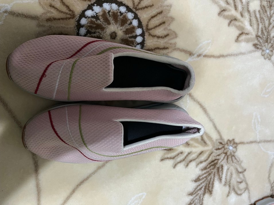 Pembe Kürklü Kadın Dolgu Topuk ayakkabı - Görsel 2