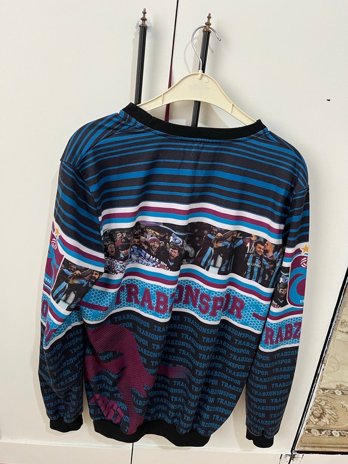 Çok Renkli Uzun Kollu Trabzonspor Sweatshirt - Görsel 2