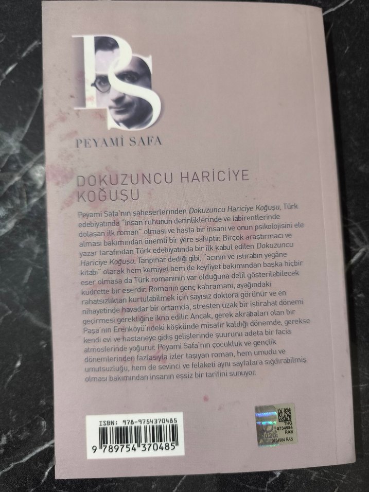 Dokuzuncu Hariciye Koğuşu - Peyami Safa - Görsel 2