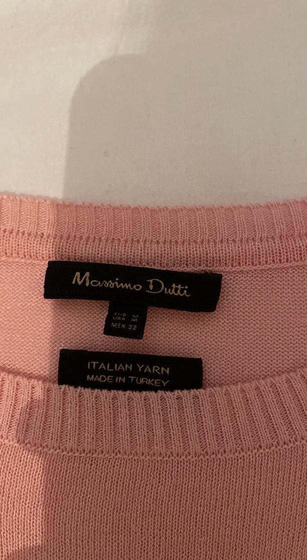Pembe massimo dutti ve mor next ikili kol detaylı kazak - Görsel 5