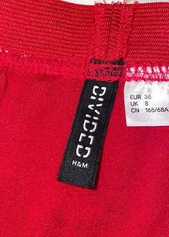 Kırmızı Çiçek Desenli Uzun tül Etek - Görsel 4