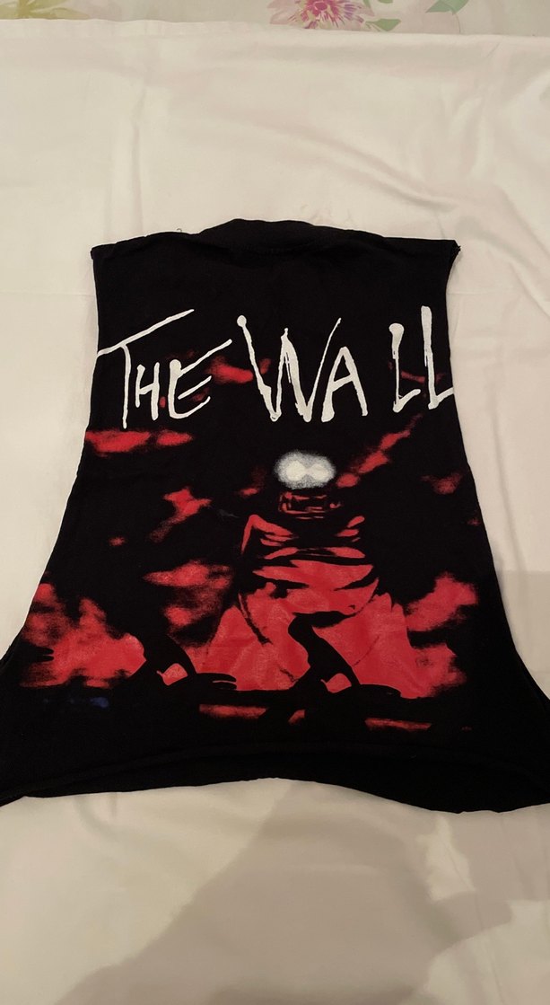 Baskılı Siyah Kolsuz Kadın Tişört - Görsel 2