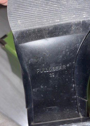 Siyah Deri  Topuklu Kadın Botları - Görsel 4