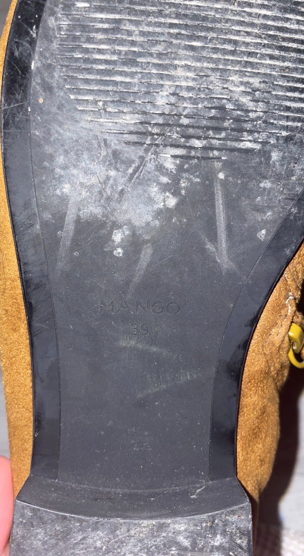 Kahverengi Süet Kadın çizme - Görsel 3