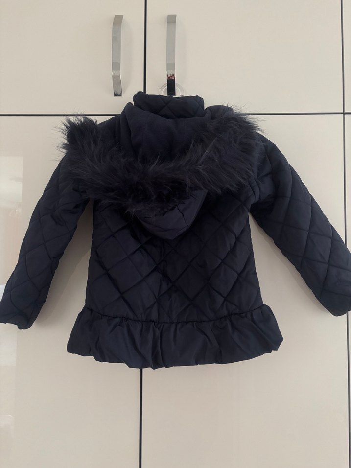 Kız Çocuk Lacivert Mont - Görsel 3