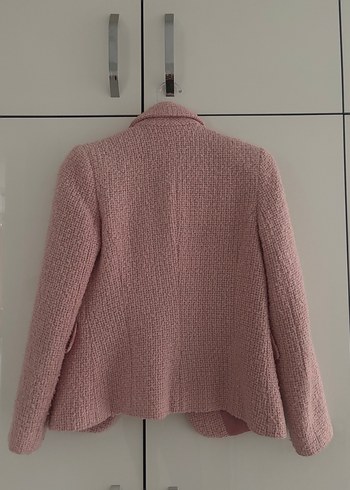 Pembe Kadın Tüvit Ceket - Görsel 2