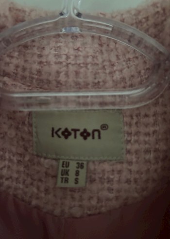 Pembe Kadın Tüvit Ceket - Görsel 3