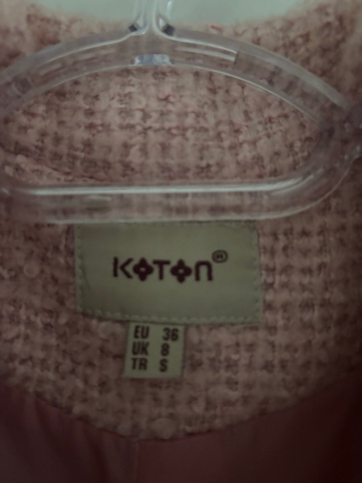 Pembe Kadın Tüvit Ceket - Görsel 3