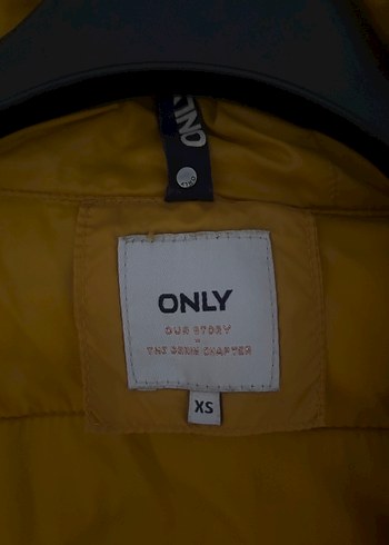 Sarı Kadın Kışlık Fermuarlı Mont - Görsel 3