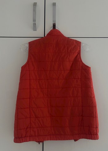 Turuncu Fermuarlı Çocuk Yelek - Görsel 3