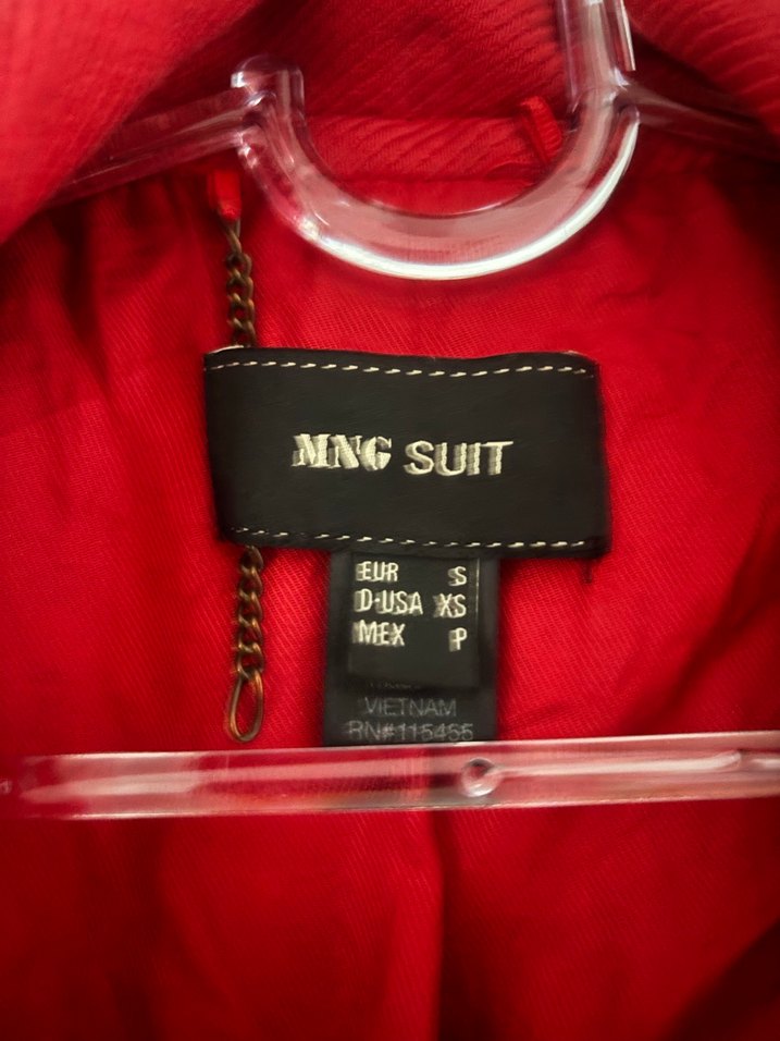 Kırmızı Çift Düğmeli Kadın Kaban - Görsel 3