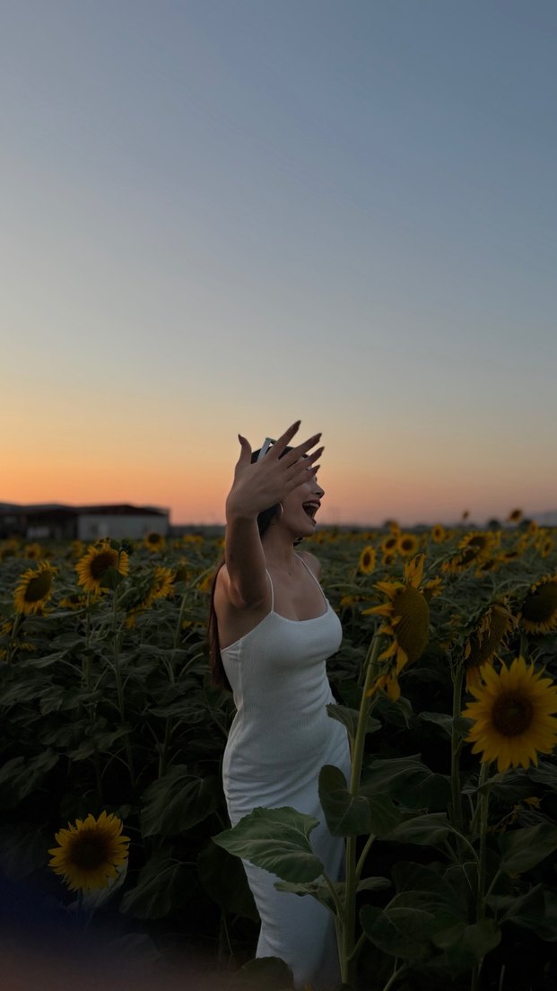 Bershka midi boy beyaz elbise - Görsel 2