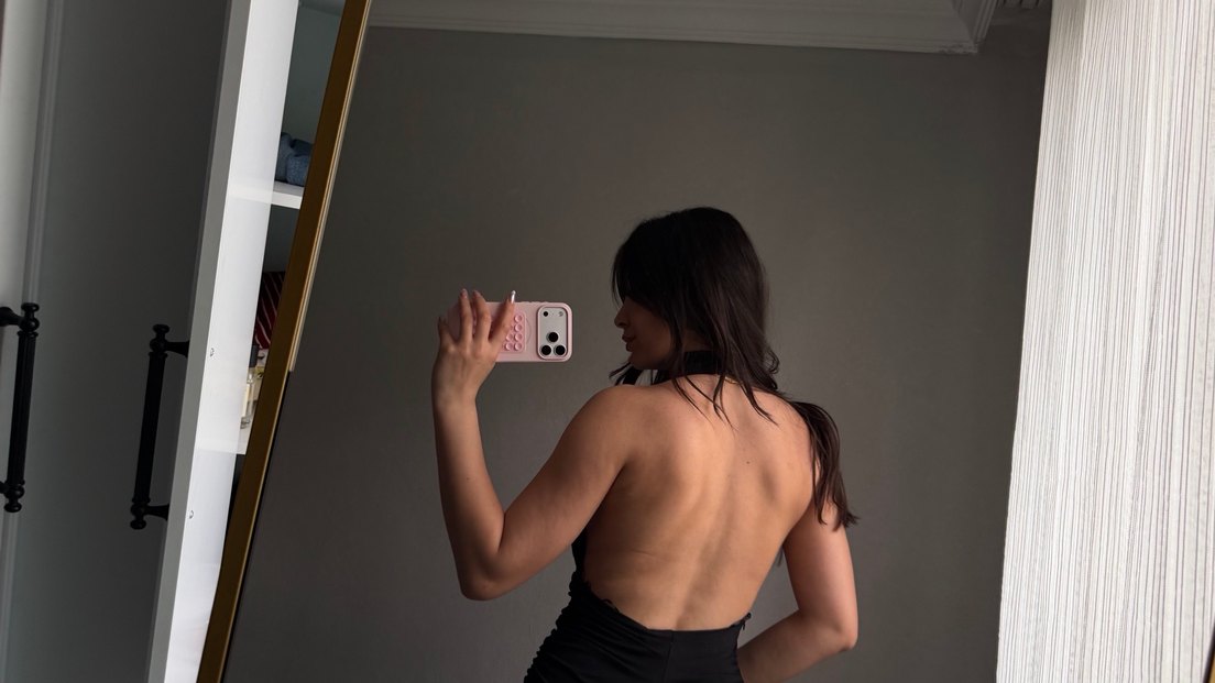 ZARA Siyah Uzun Drapeli Kadın Elbise - Görsel 3