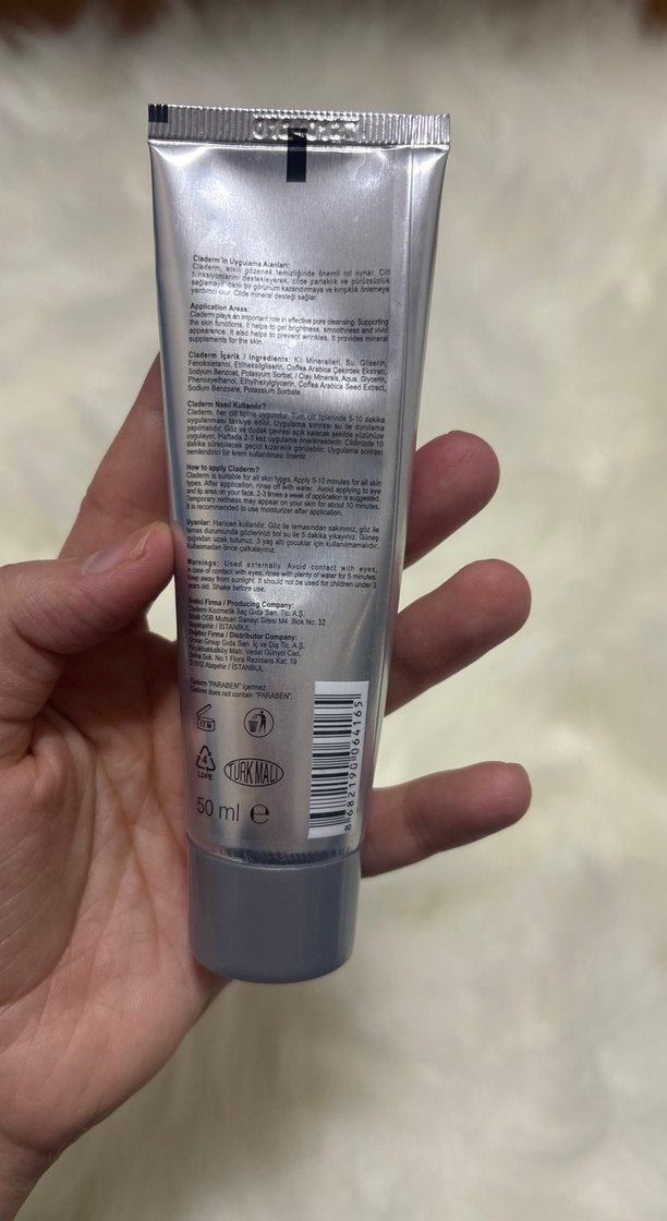 Claderm Kahve Arındırıcı Kil Maskesi 50ml - Görsel 2