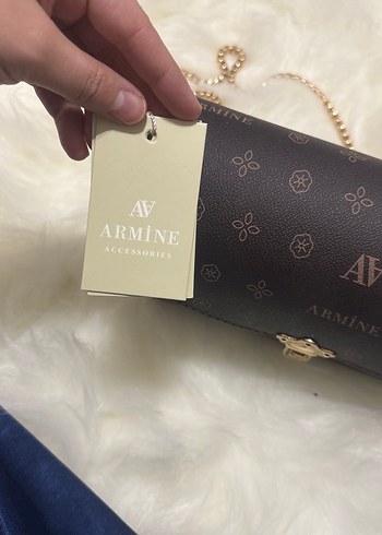 Zincir Detaylı Kahverengi Deri Kadın Çanta - Görsel 2