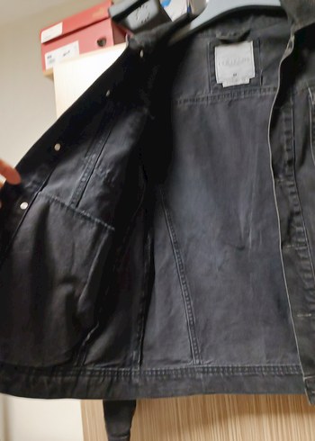 erkek
 Siyah Kot Ceket, Normal Boy, Düğmeli - Görsel 2