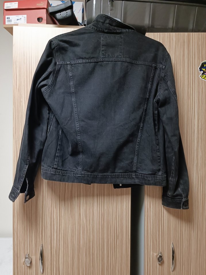 erkek
 Siyah Kot Ceket, Normal Boy, Düğmeli - Görsel 4